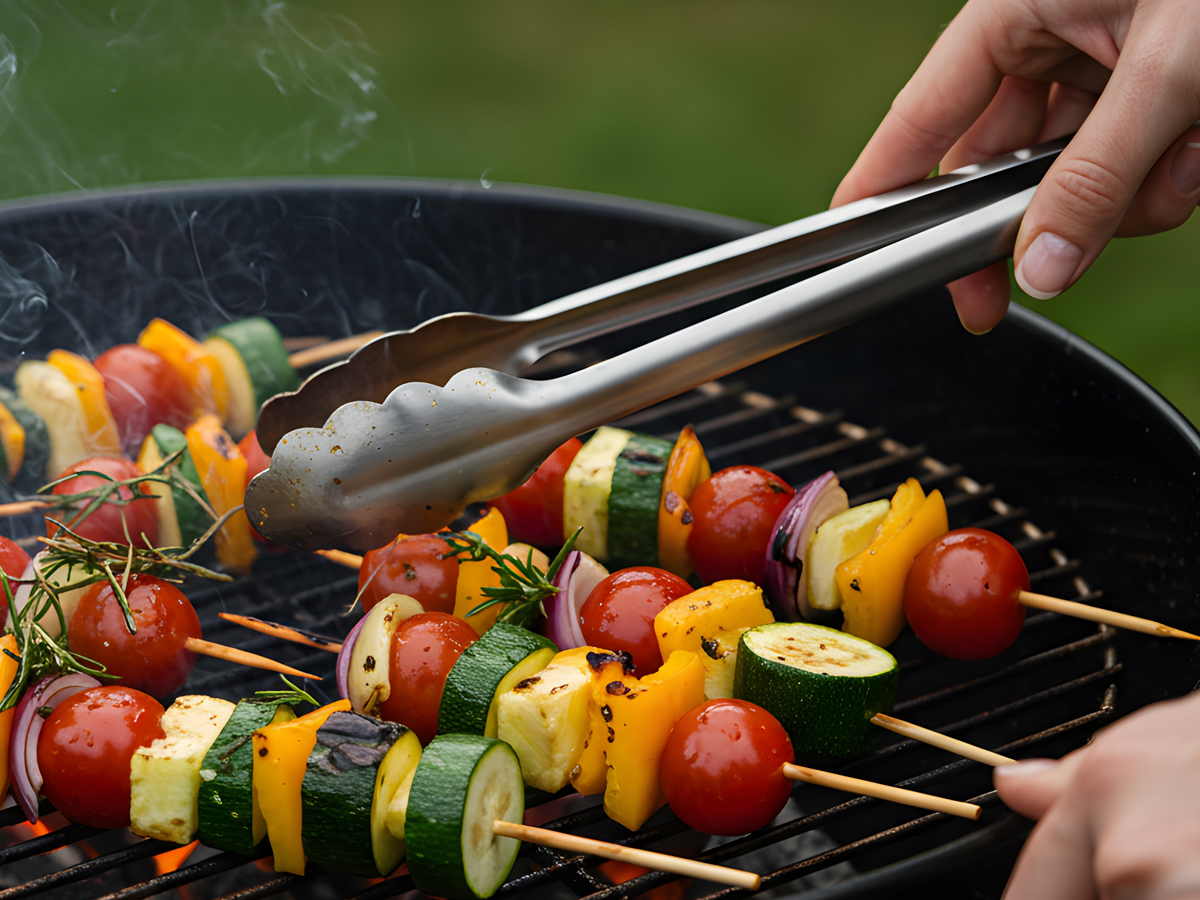 FPO placeholder for roasted vegetables and salt photography